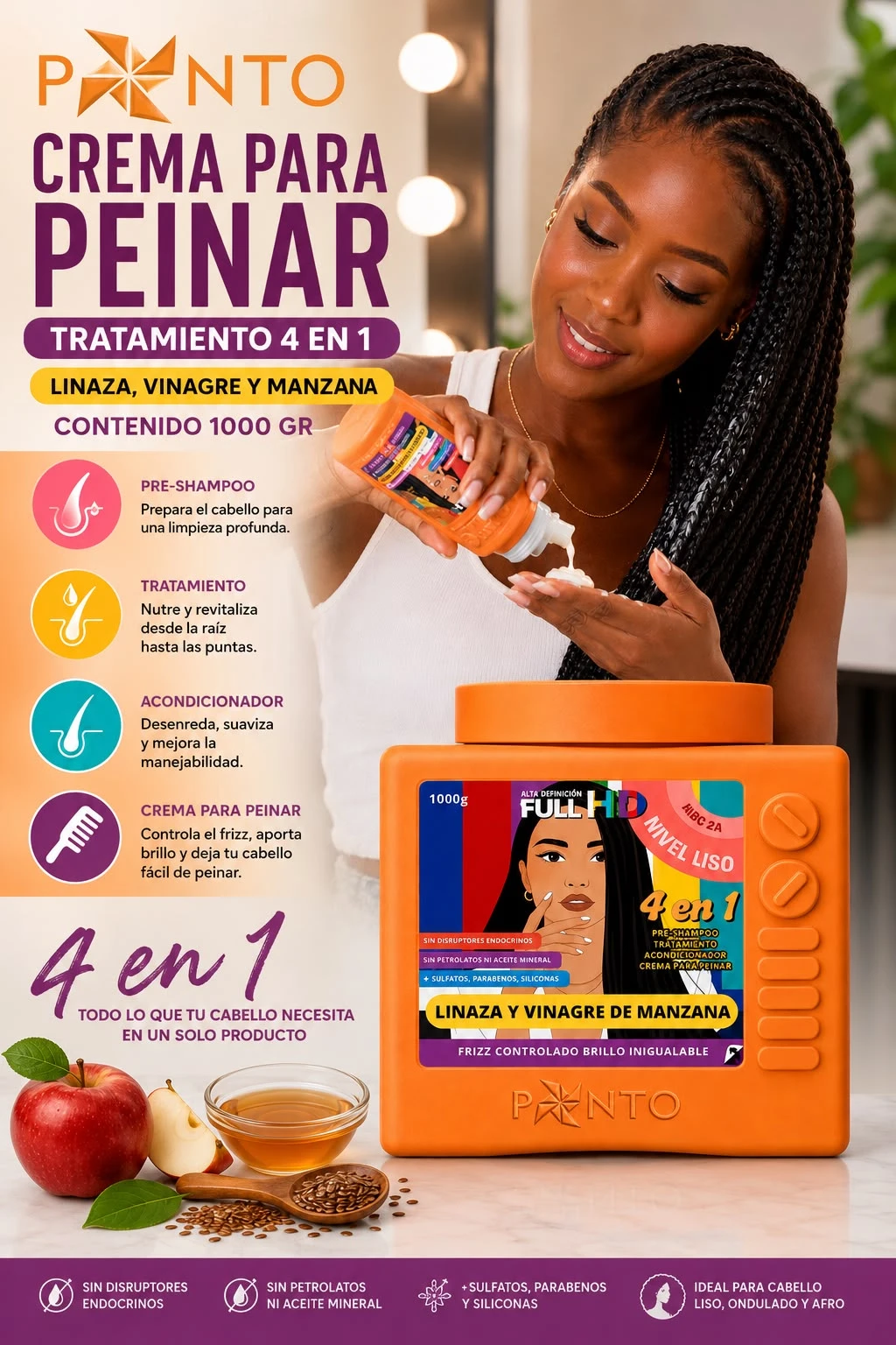 ponto tratamiento 4 en 1 linaza con vinagre y manzana x1000g.jfif
