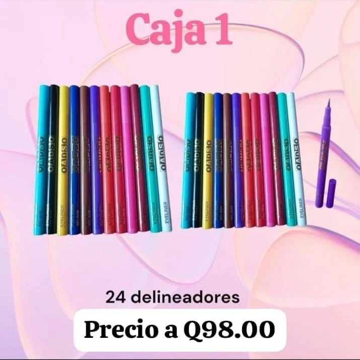 SET DE 24 DELINEADORES DE COLORES