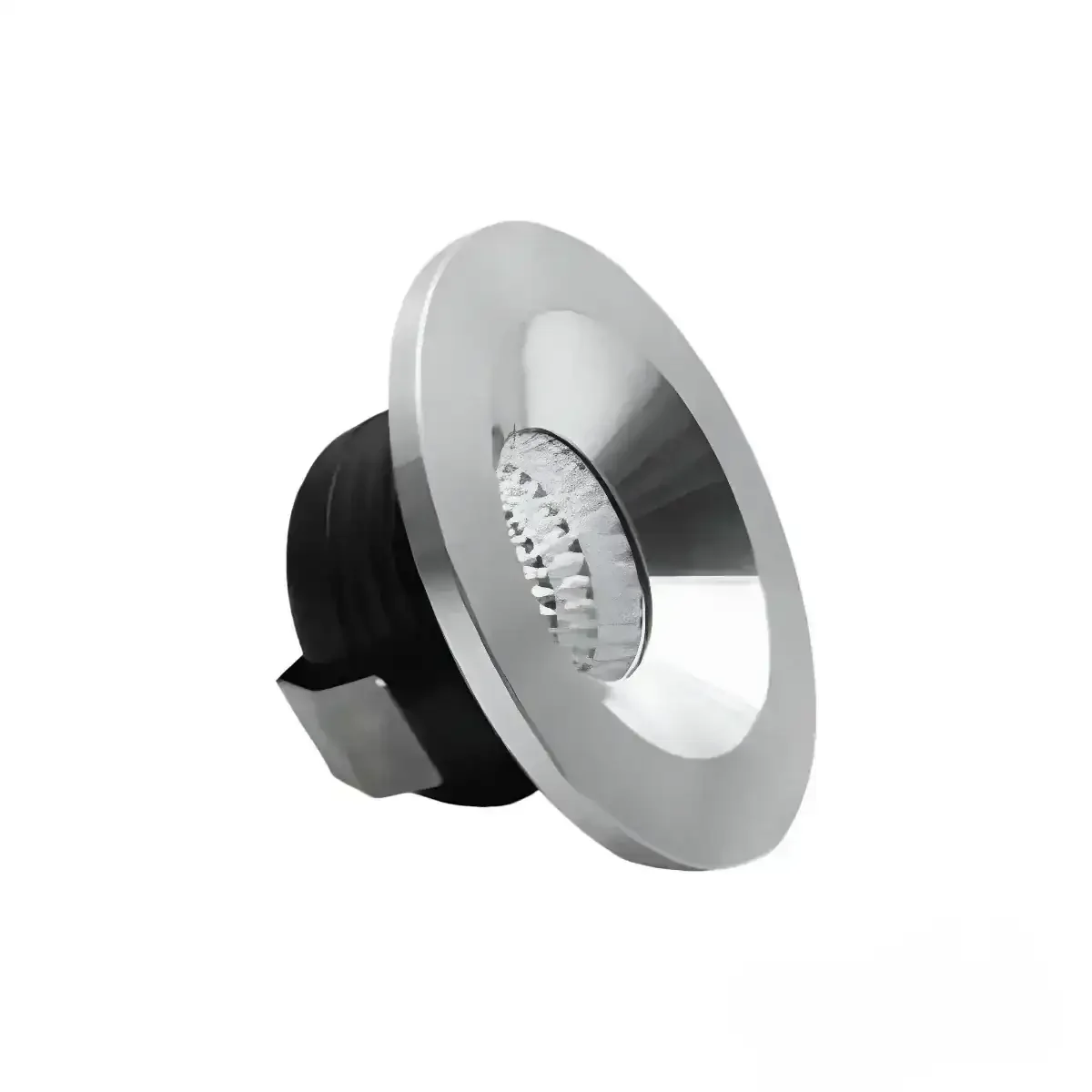 OJO DRAGON LED 3W PLATEADO REDONDO