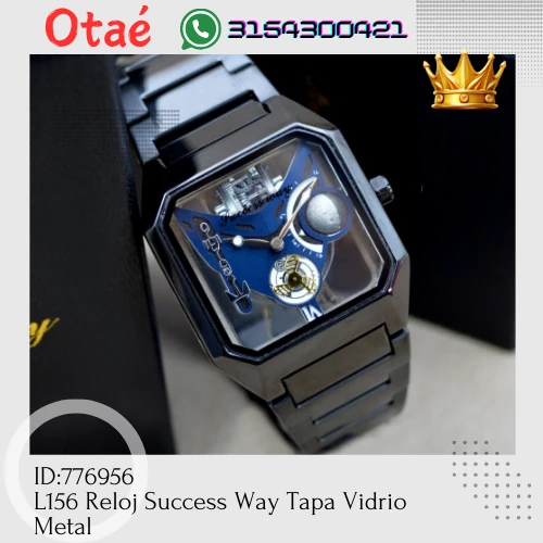 Reloj Success Way Tapa Vidrio Metal 3