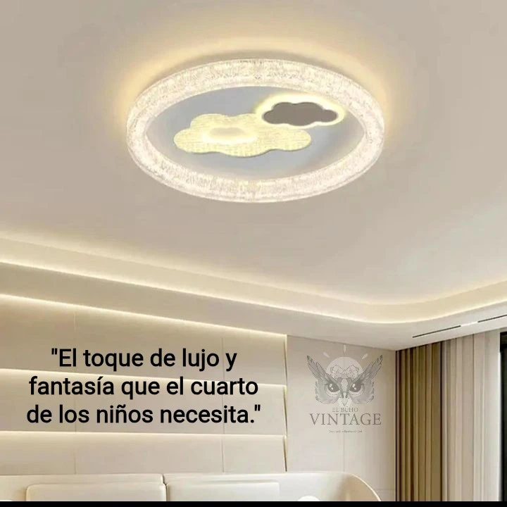 PLAFÓN LED TIPO NUBE  2