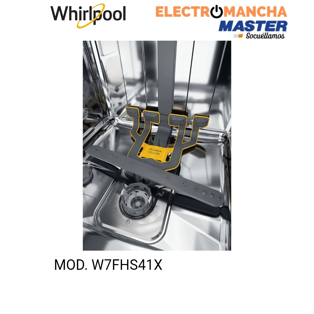 LAVAVAJILLAS WHIRLPOOL W7FHS41X INOX 3 BANDEJA CLASE C  7