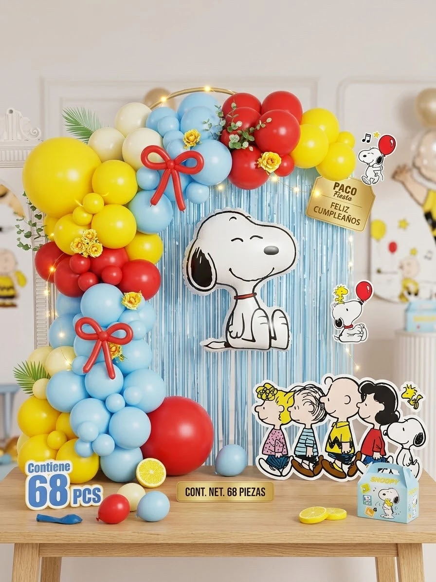 SET DE GLOBOS PARA FIESTA. Mas de 60 piezas por set  2