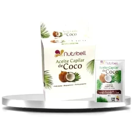 nutribell sobre de aceite de coco en gota x10 ml
