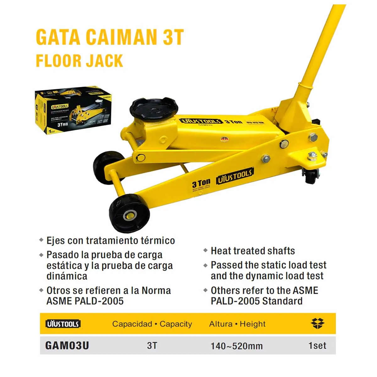 GATA CAIMAN GRANDE UYUST 3 TON