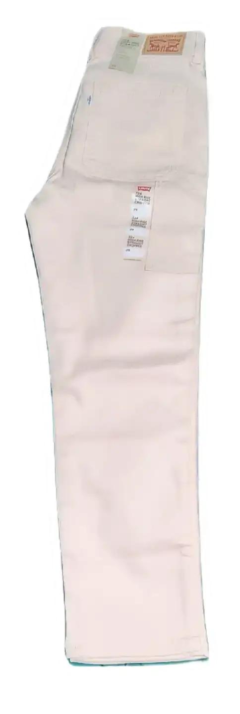 Jeans dama Modelo 724 high rise straight  rosa claro 4