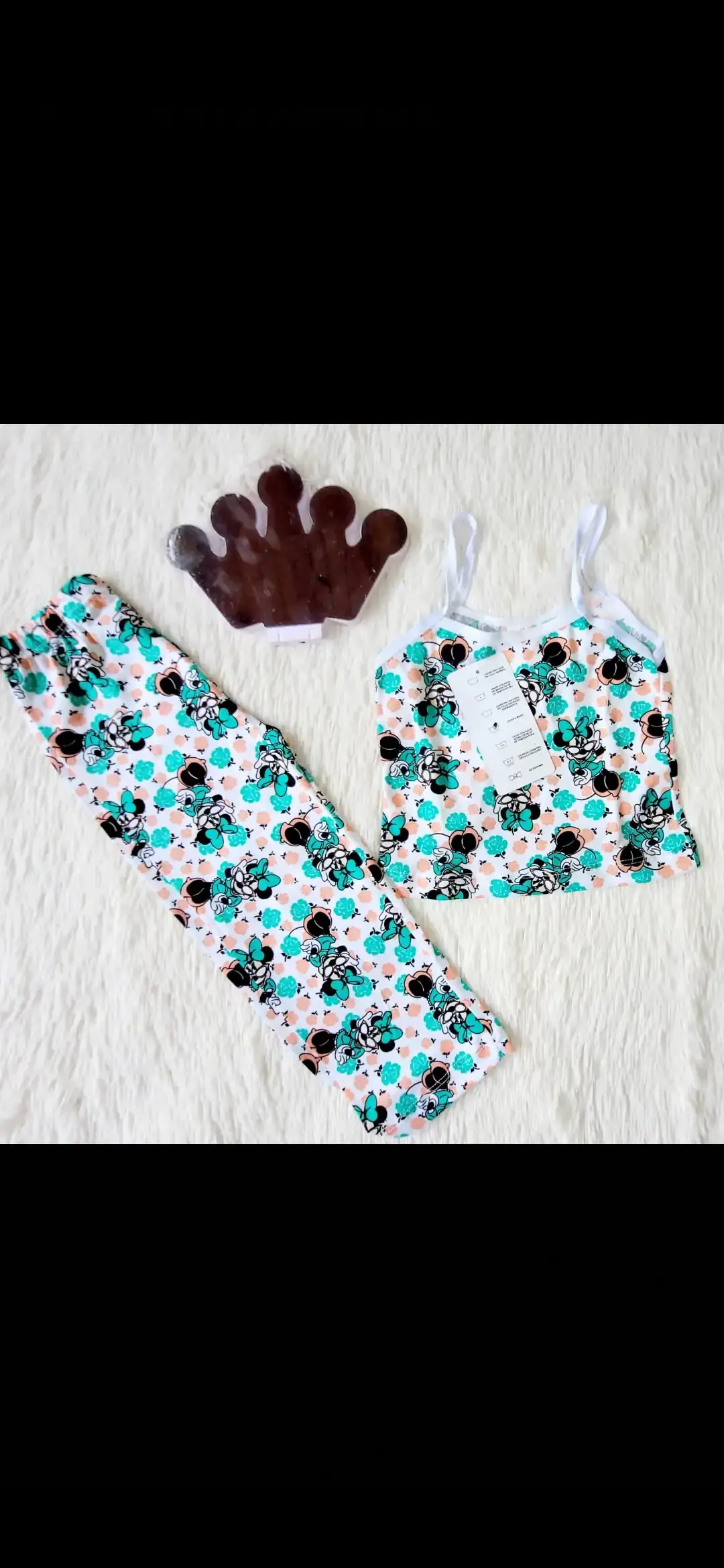 Pijama tiras y pantalón largo niña