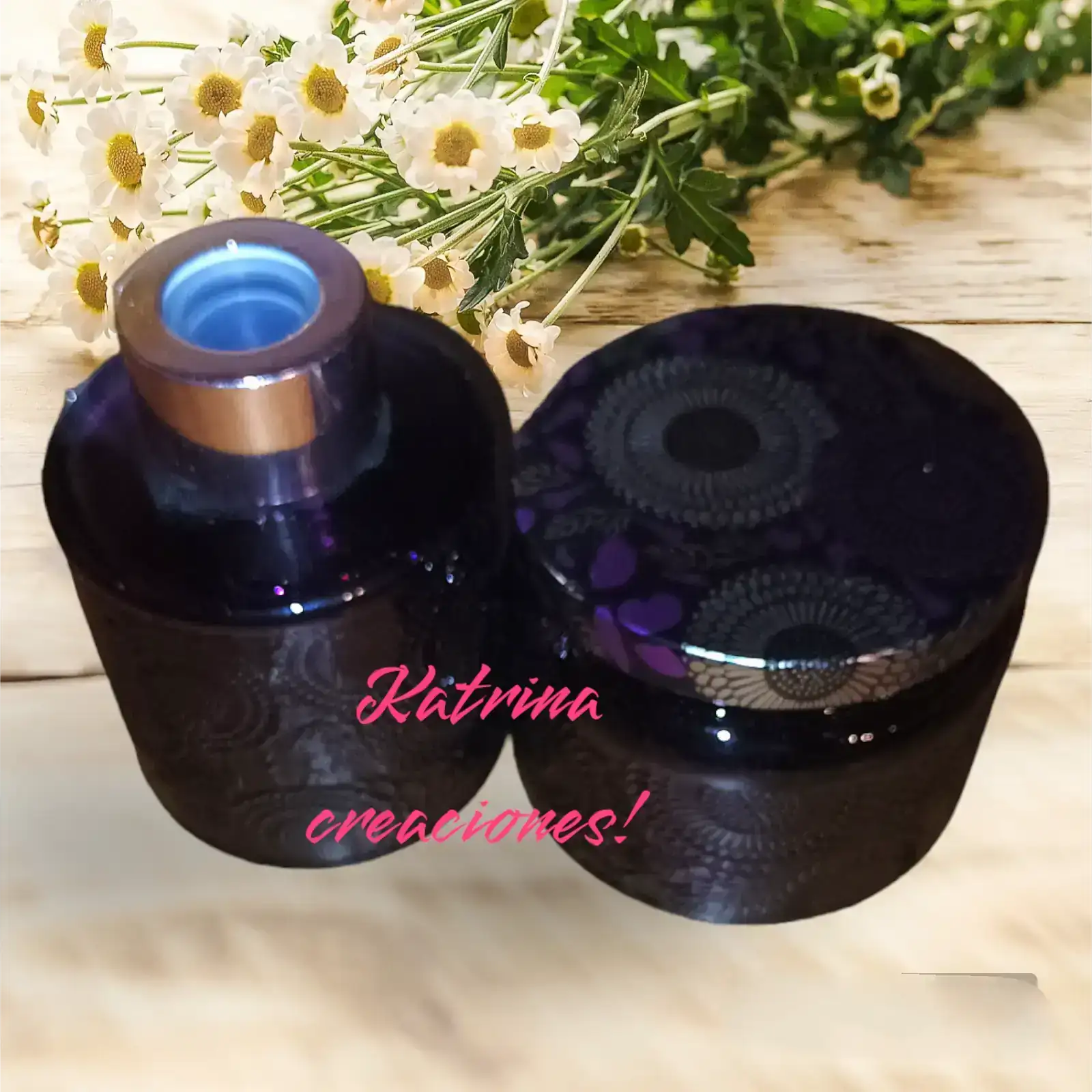 Kit aromaterapeutico vela de soja y aromatizador de ambiente.