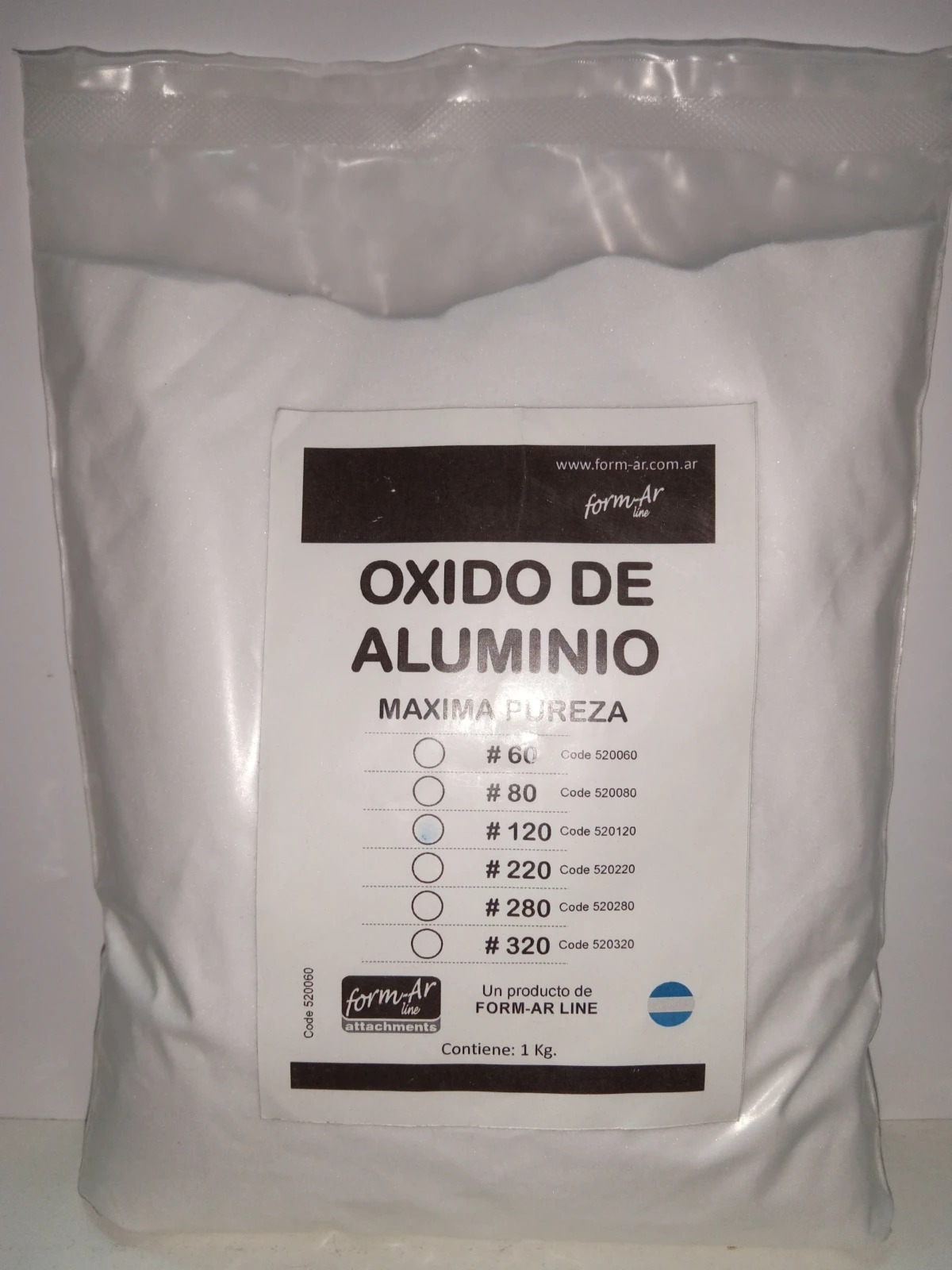 OXIDO DE ALUMINIO x 1 KG
