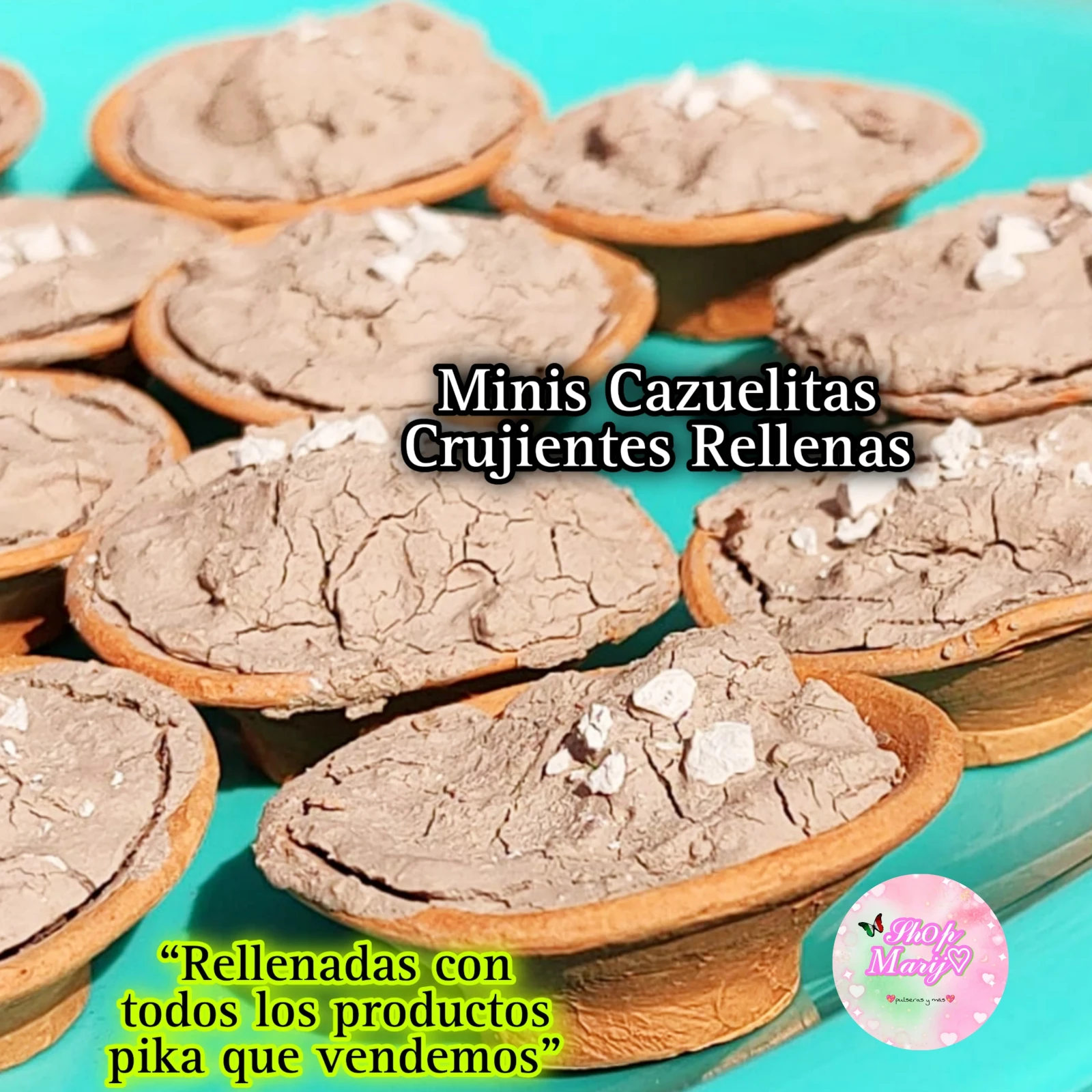 2 Cazuelitas Crujientes Rellenas