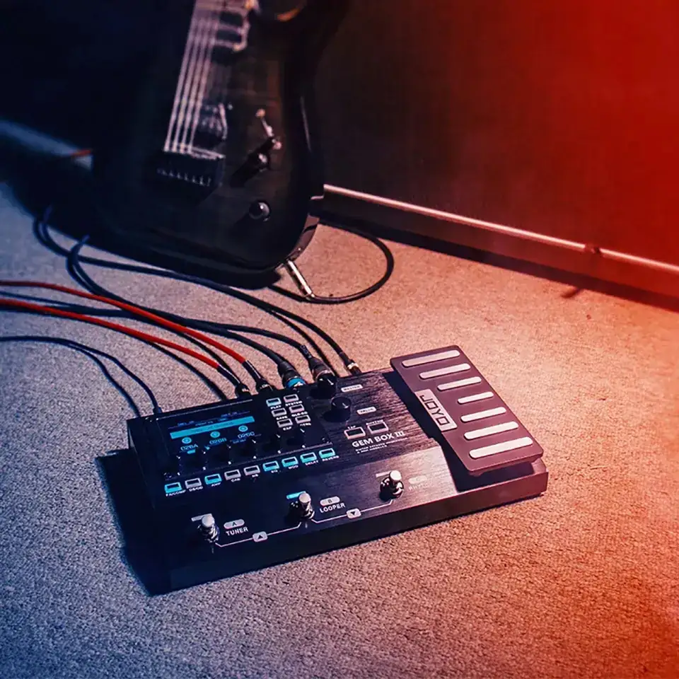 JOYO joya caja lll guitarra Pedal sintetizador Multi-procesador de efectos Overdrive Pedal de distorsión