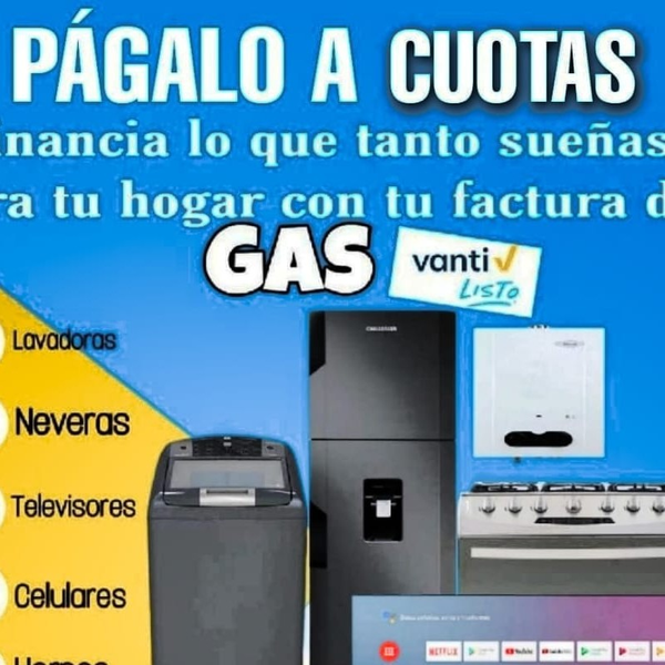Credito en la factura de gas vanti