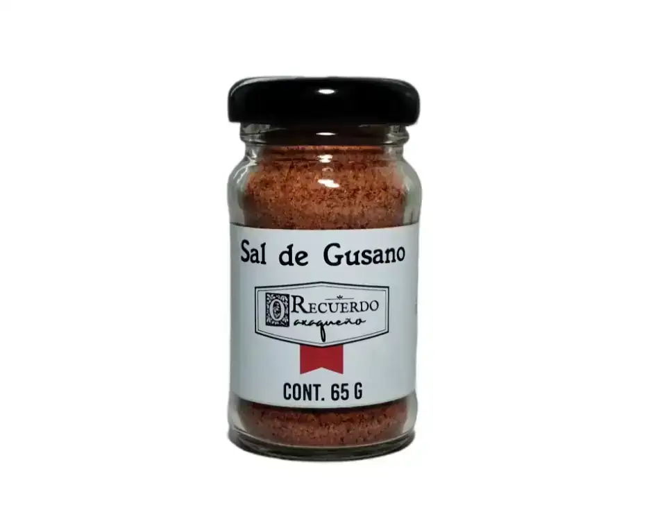 Bote de sal de gusano de maguey 60g