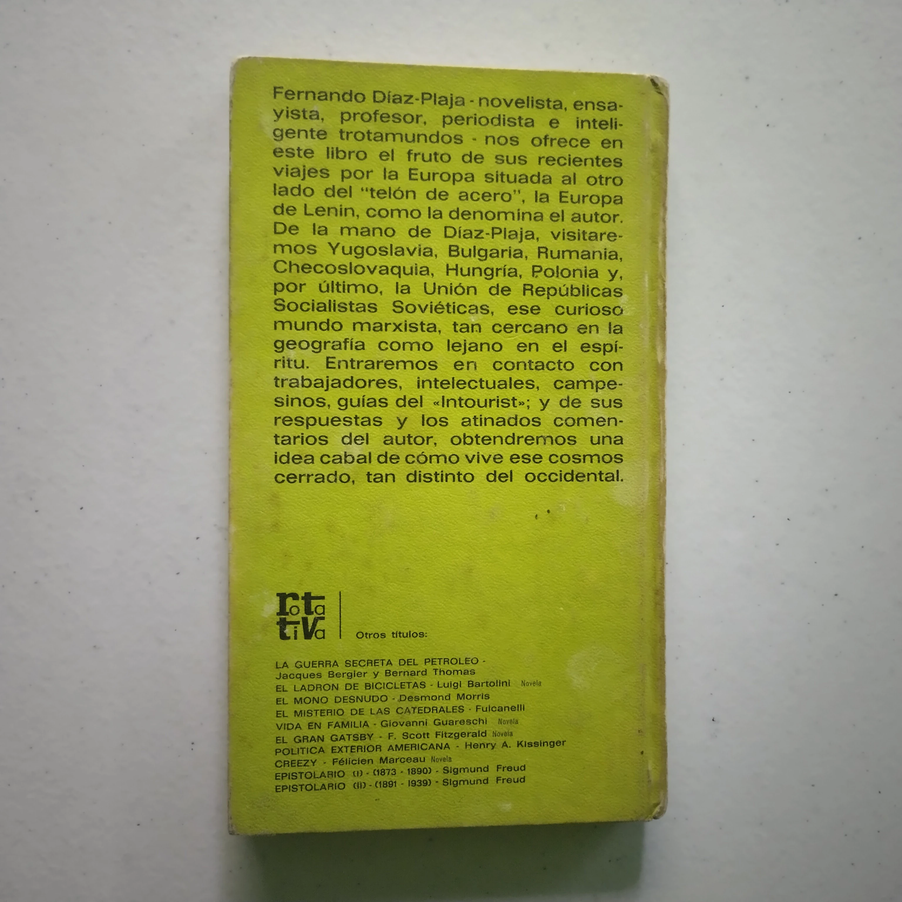 La Europa de Lenin, Fernando Díaz Plaja 2