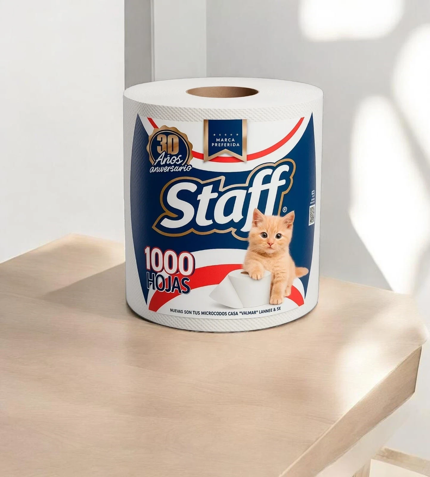 PAPEL HIGIÉNICO STAFF 1000 HOJAS 