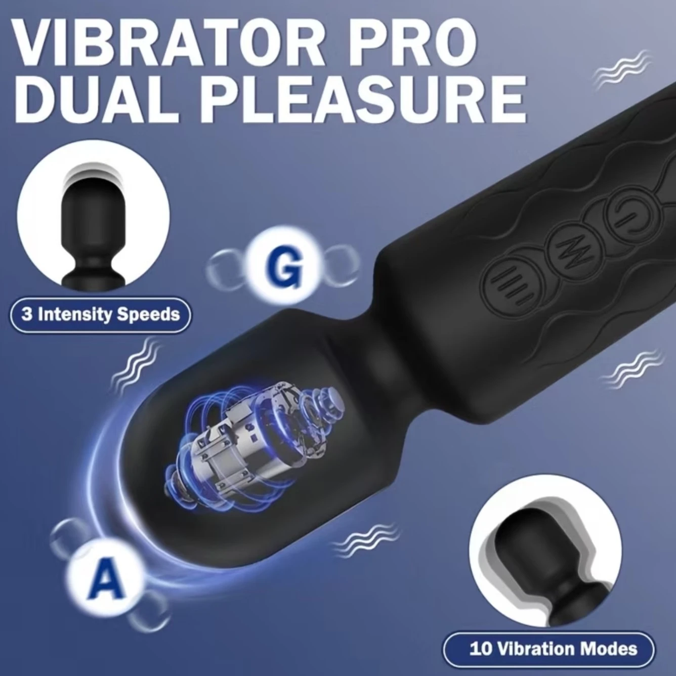 Vibrador varita mágica  5