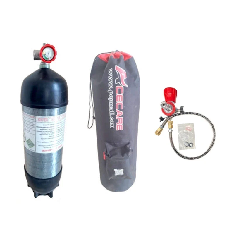 Kit Scuba de 6,8 Litros + base de goma + fill de carga + bolso