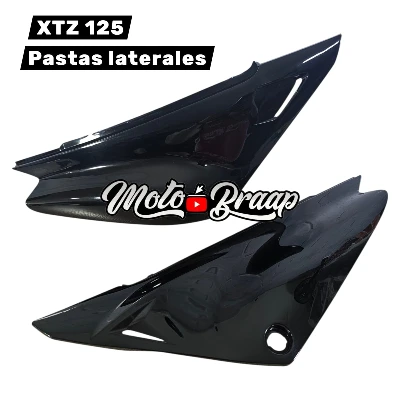 PL XTZ 125 Pastas laterales negras MTZ
