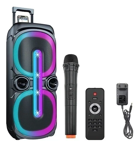 Parlante Portátil Kioto 2100W Bluetooth Led Micrófono