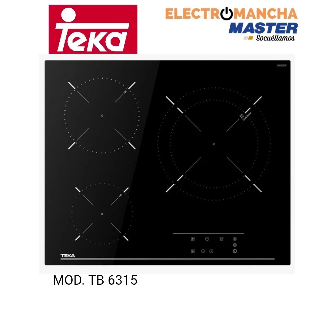 VITROCERÁMICA TEKA TB6315 3 FUEGOS  HARO 27 CM