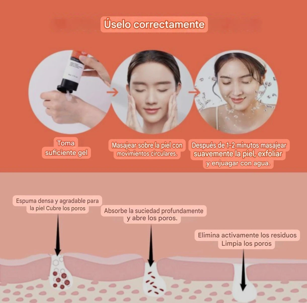 ✨ Disunie Peeling Gel Orange – Exfoliación suave y efectiva ✨  3