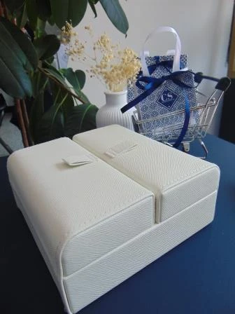 JOYERO LUXURY REGALO GRANDE CUERINA HUESO 4