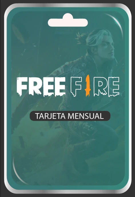 Tarjeta mensual free fire 