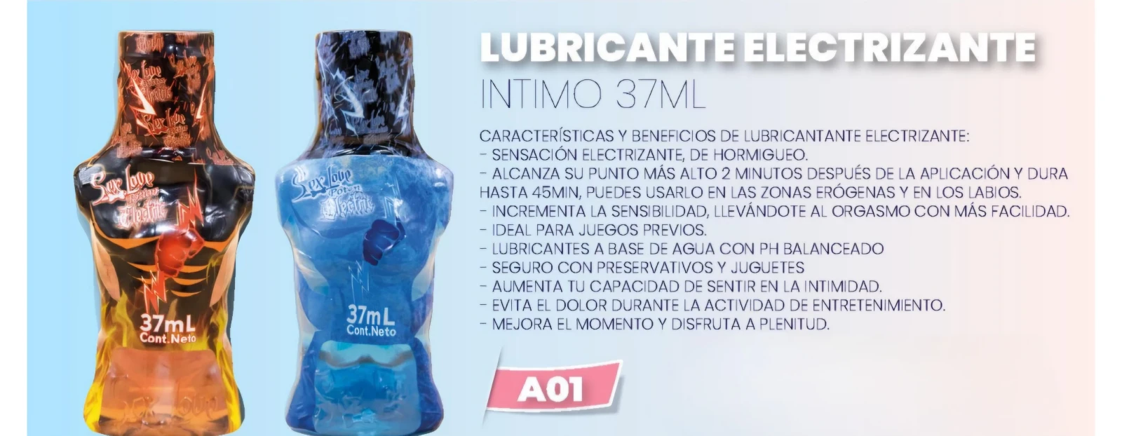 Lubricante electrizante hot 🔥  3