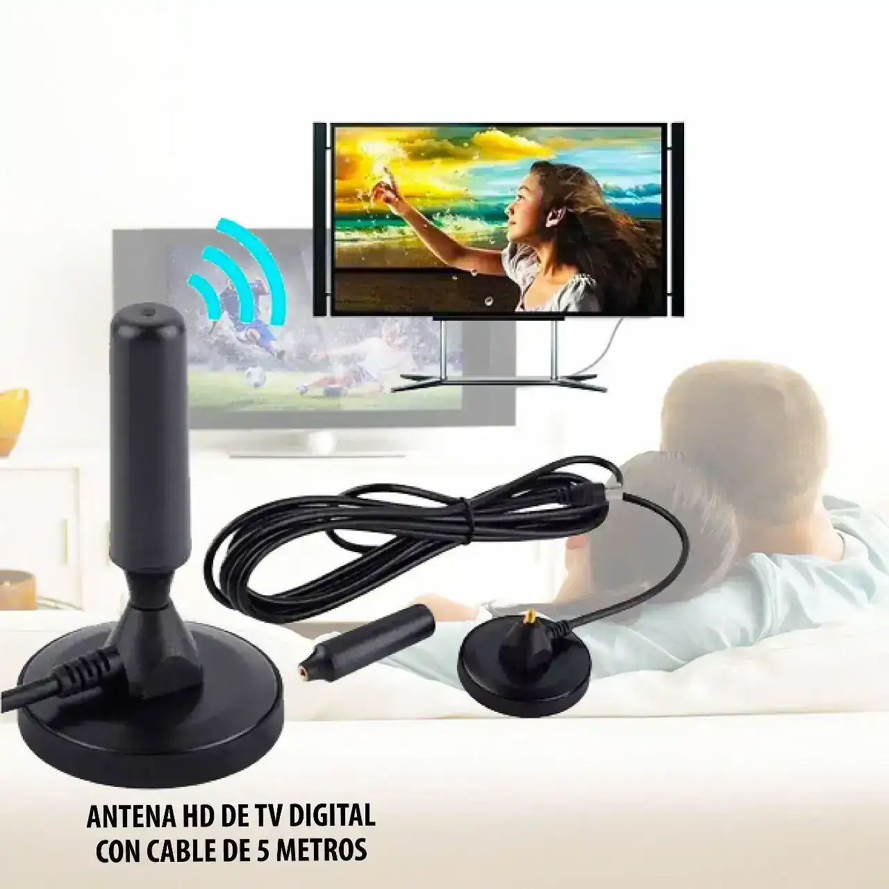 Antena HD de TV Digital.