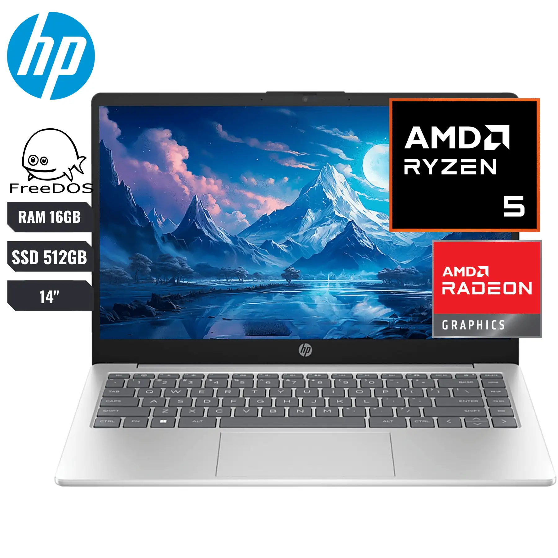 Hp ryzbe 5 7520u