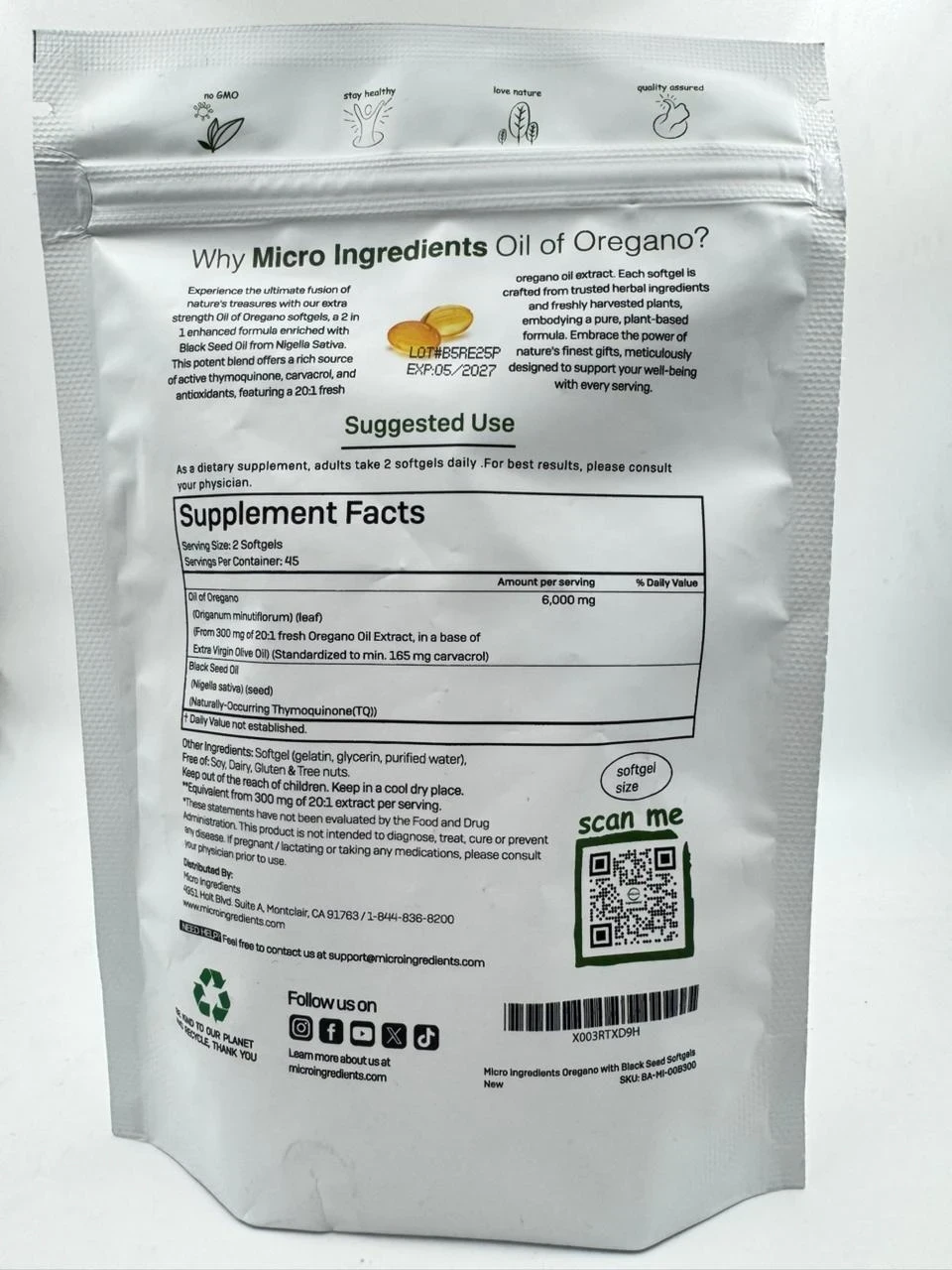 Capsula Aceite de orégano  ORIGINAL 2