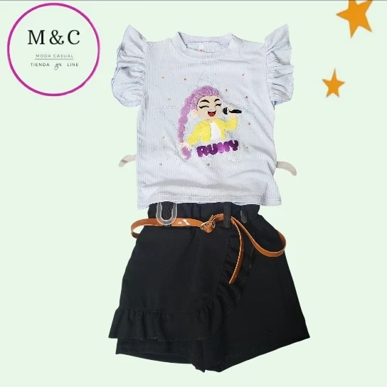 Conjunto T-M niña 4