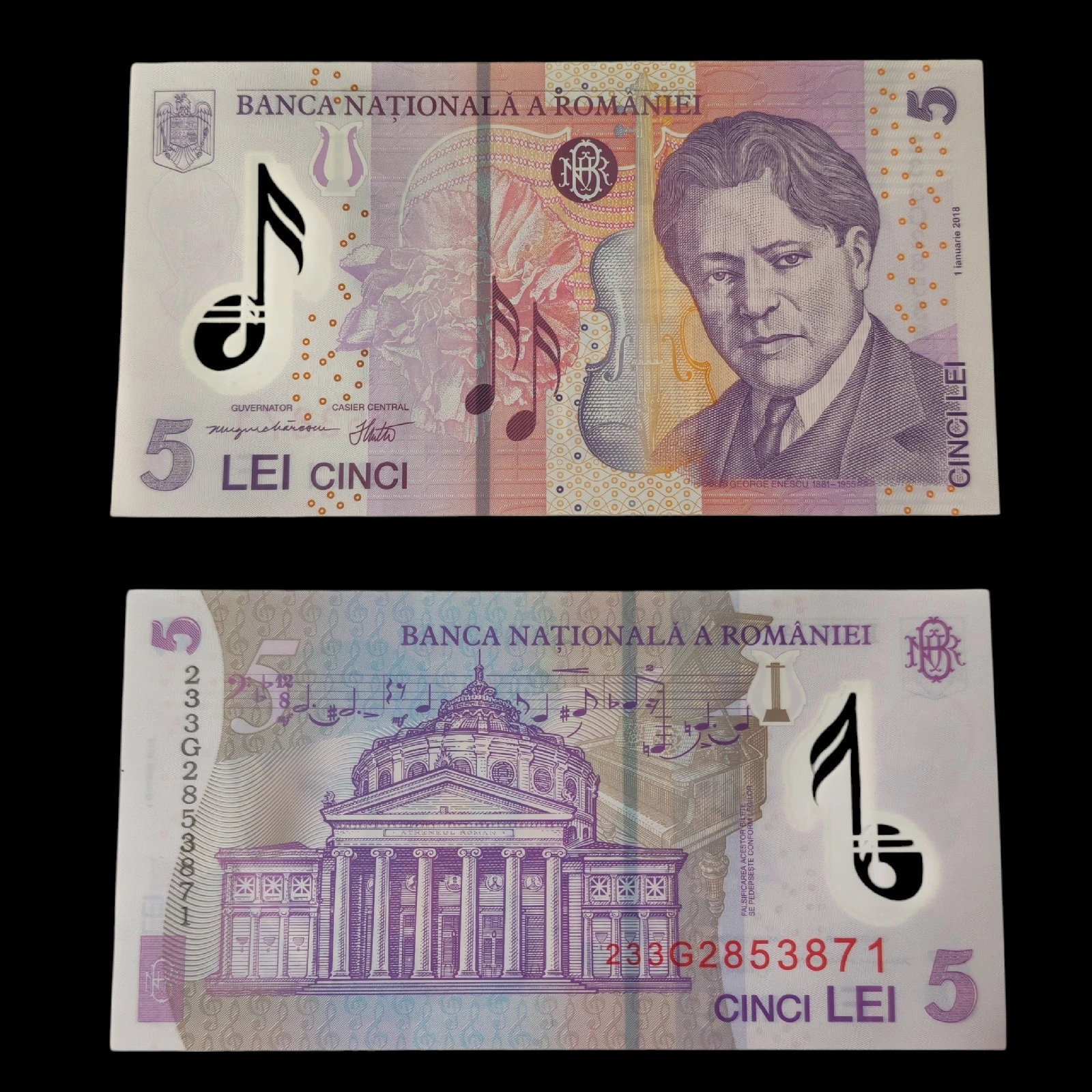 ° Rumanía 5 Lei UNC