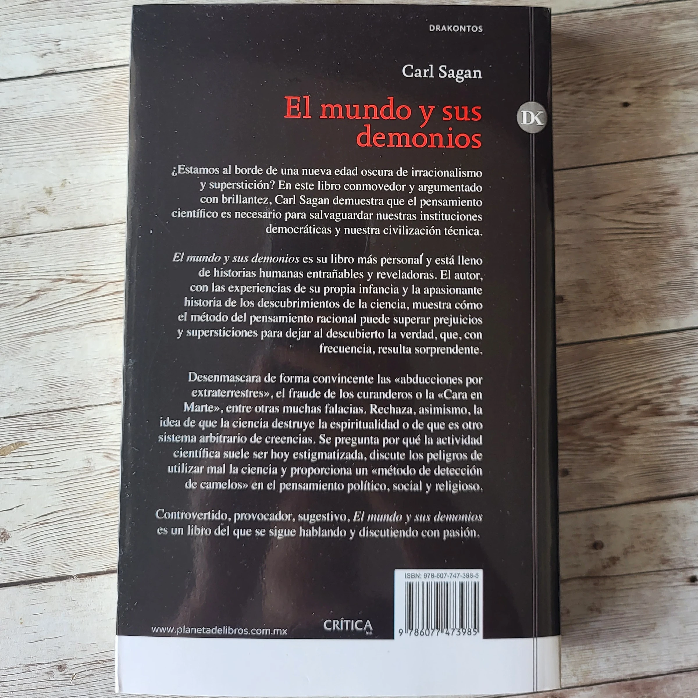El mundo y sus demonios / Carl Sagan / Cientifico / Ciencia 2