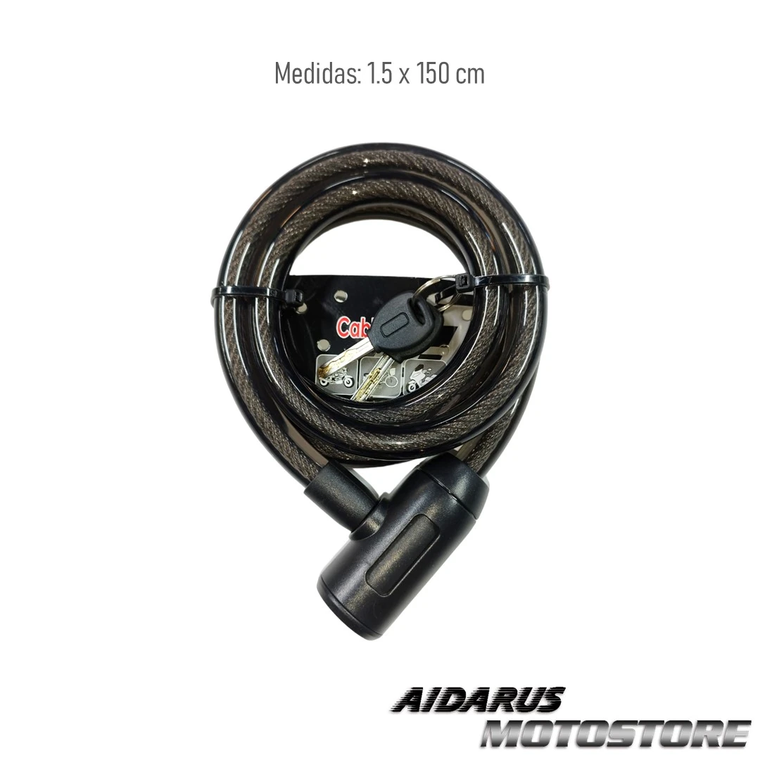 CABLE DE SEGURIDAD KM 1.5 x 150CM