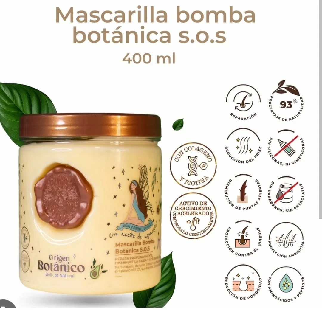 ritual botanico mascarilla bomba botanico s.o.s x400 ml
