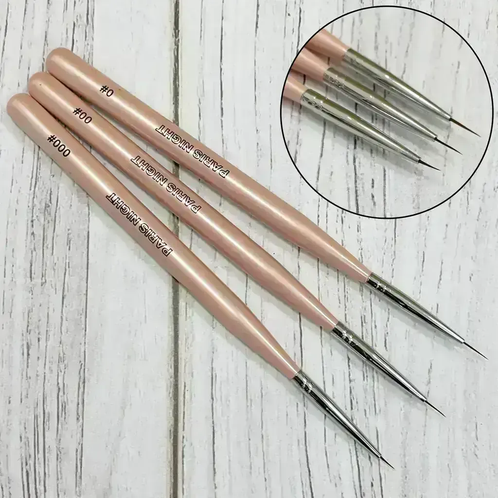 Pinceles liner Paris x 3 unidades