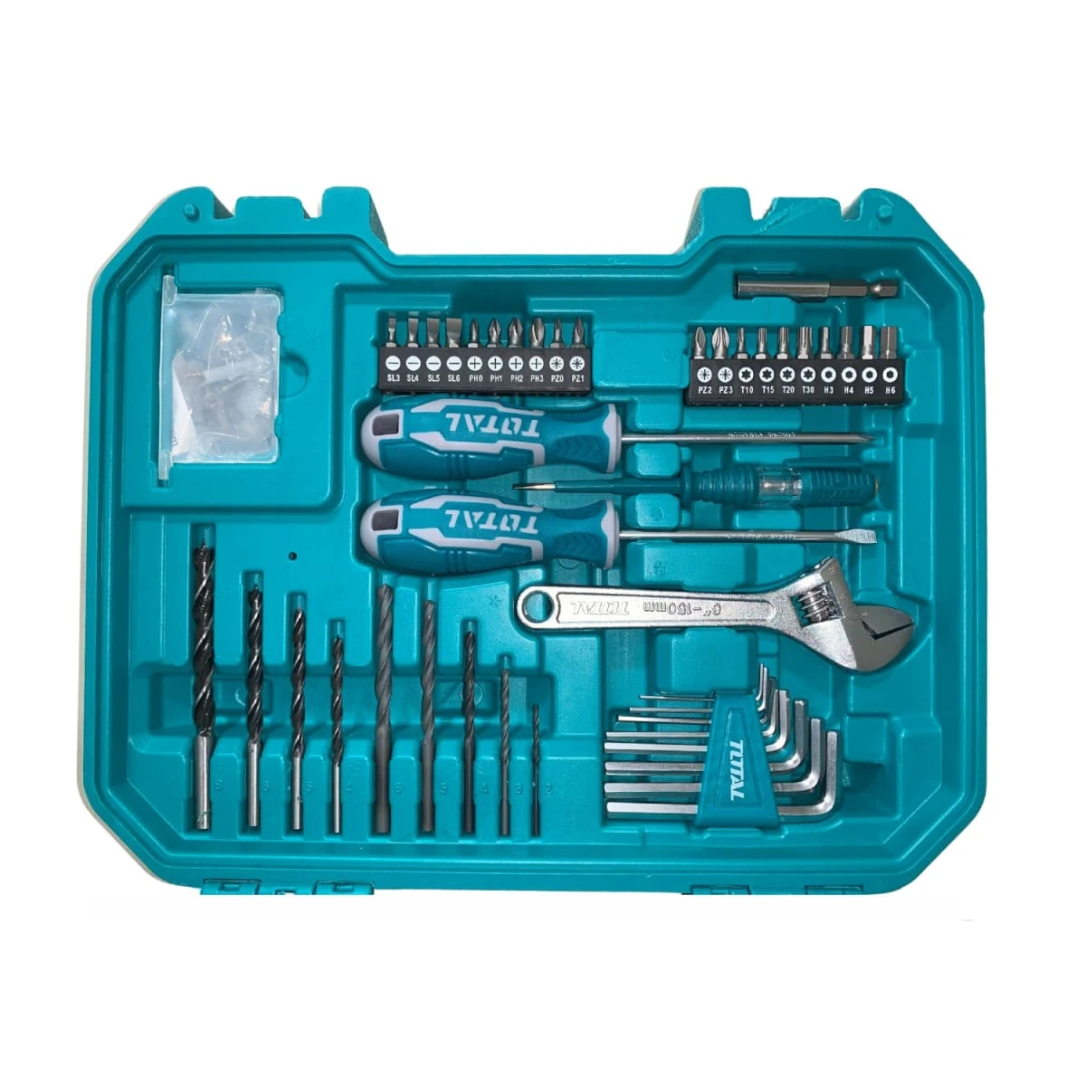 THKTHP10892 Taladro 12v + set 89 herramientas total 4