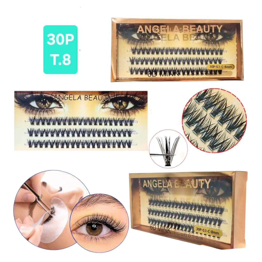 Pestañas Individuales Angela Beauty 30P