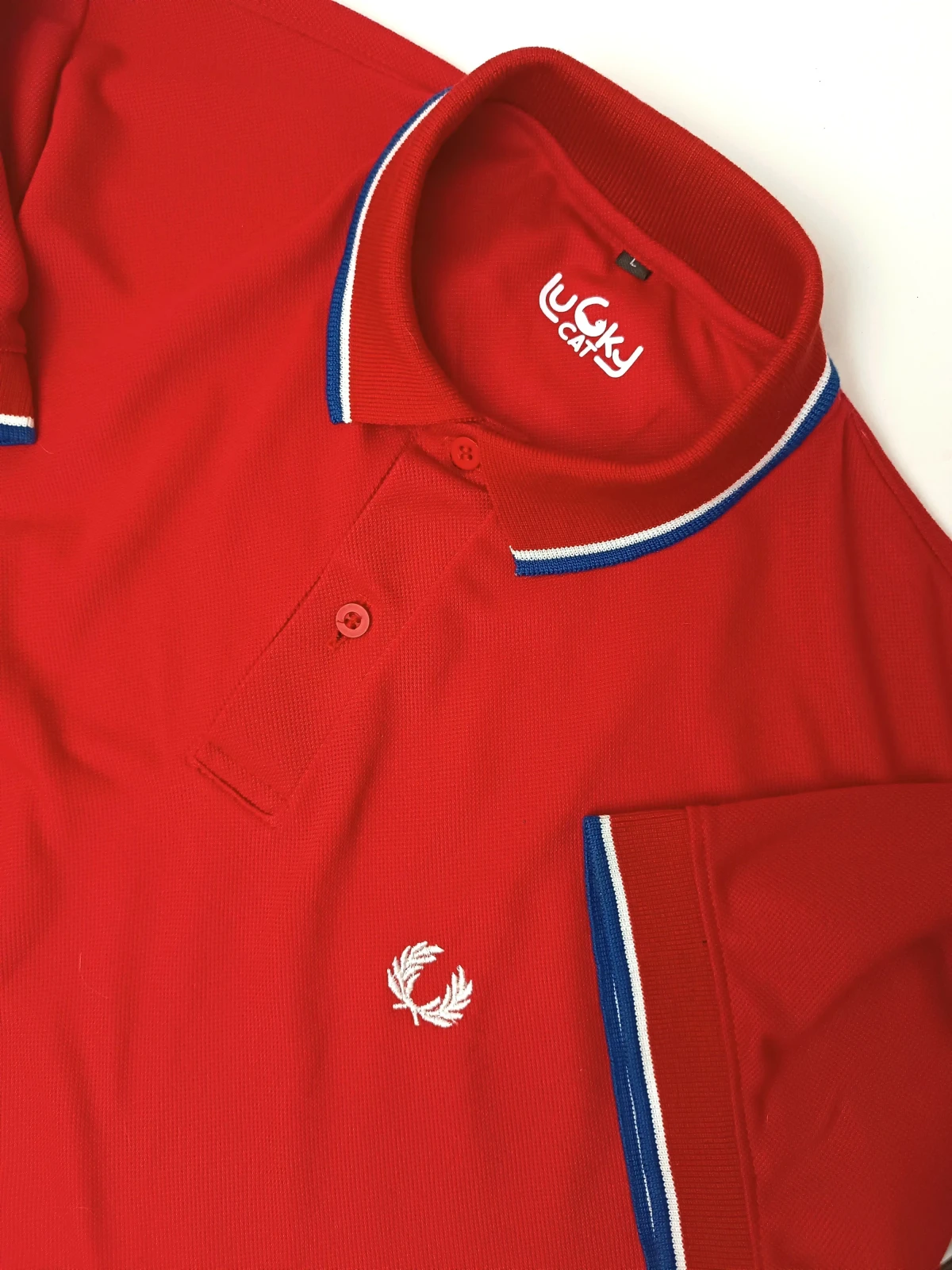 Camisa polo roja  