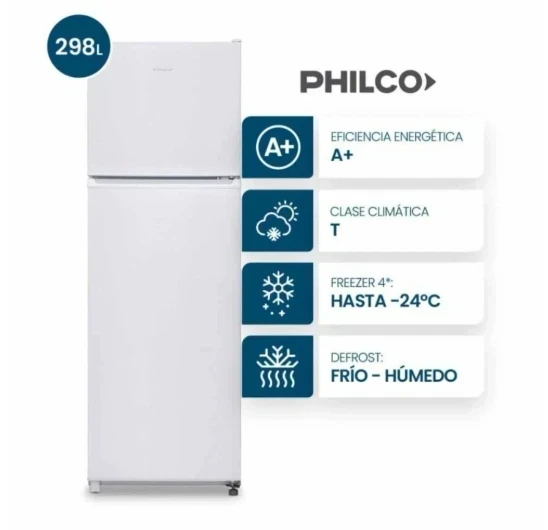 HELADERA PHILCO 300LTS
