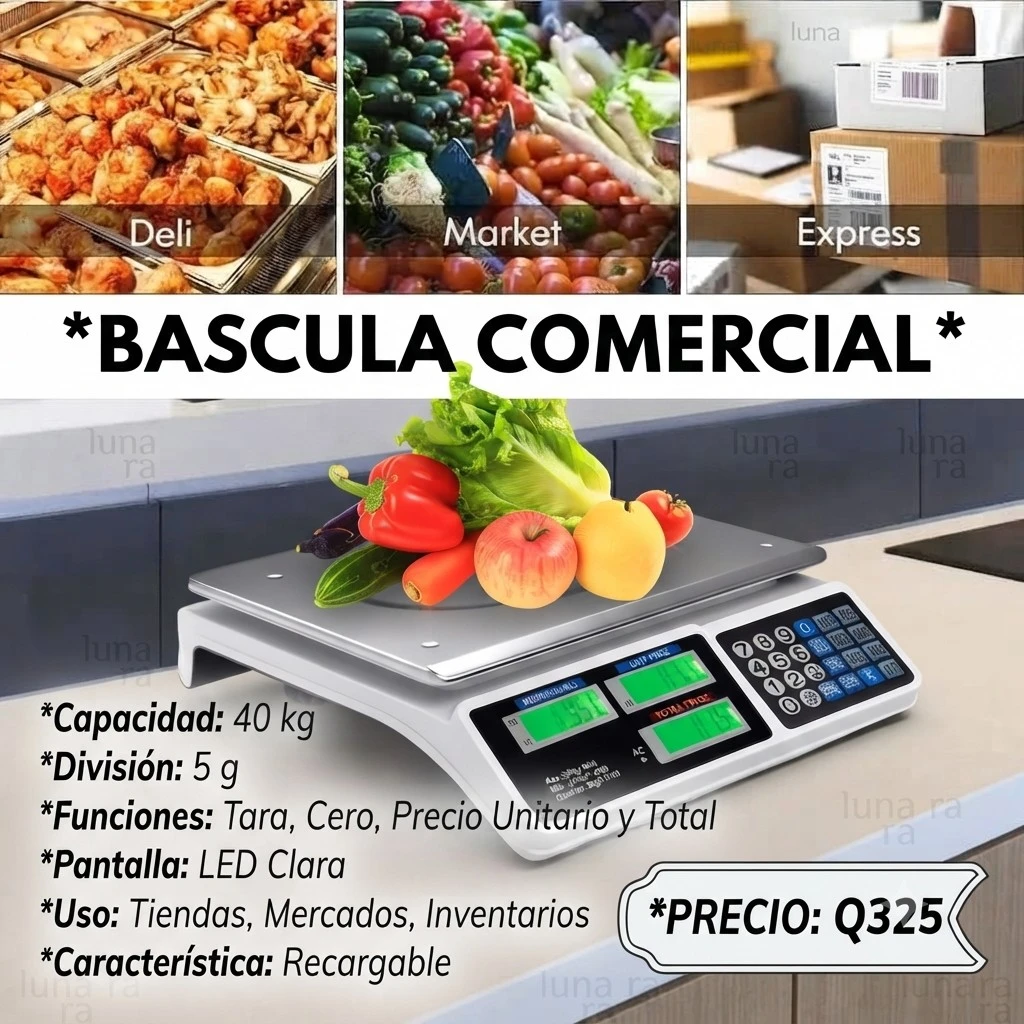 BASCULA COMERCIAL