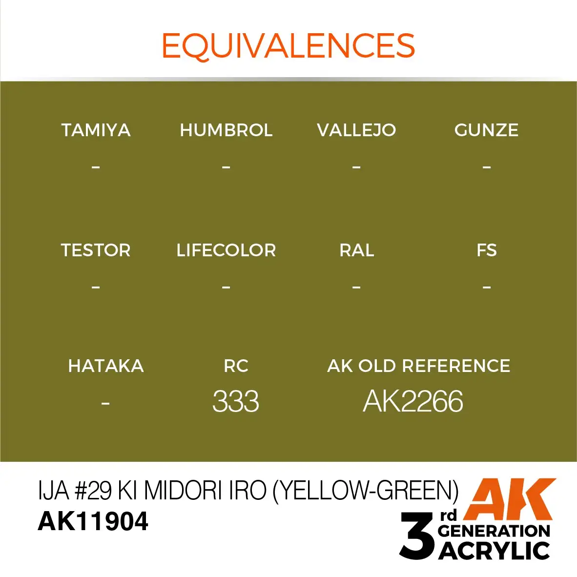  IJA #29 Ki Midori iro (Yellow-Green) – AIR 2