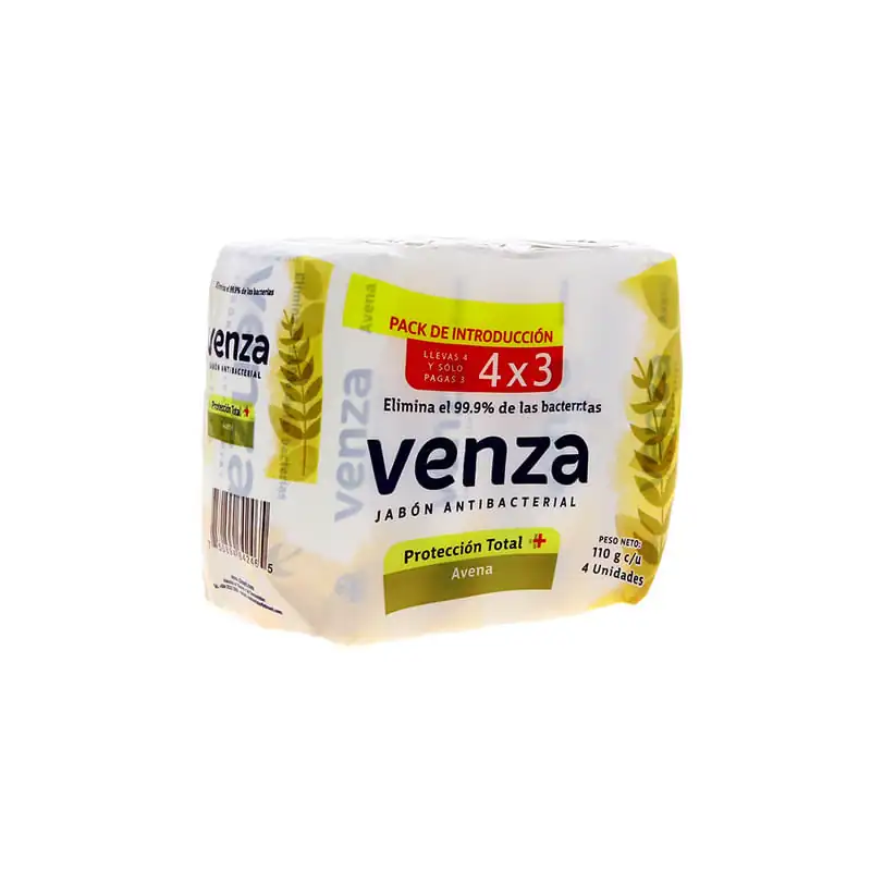 4x3 Jabon Venza Avena
