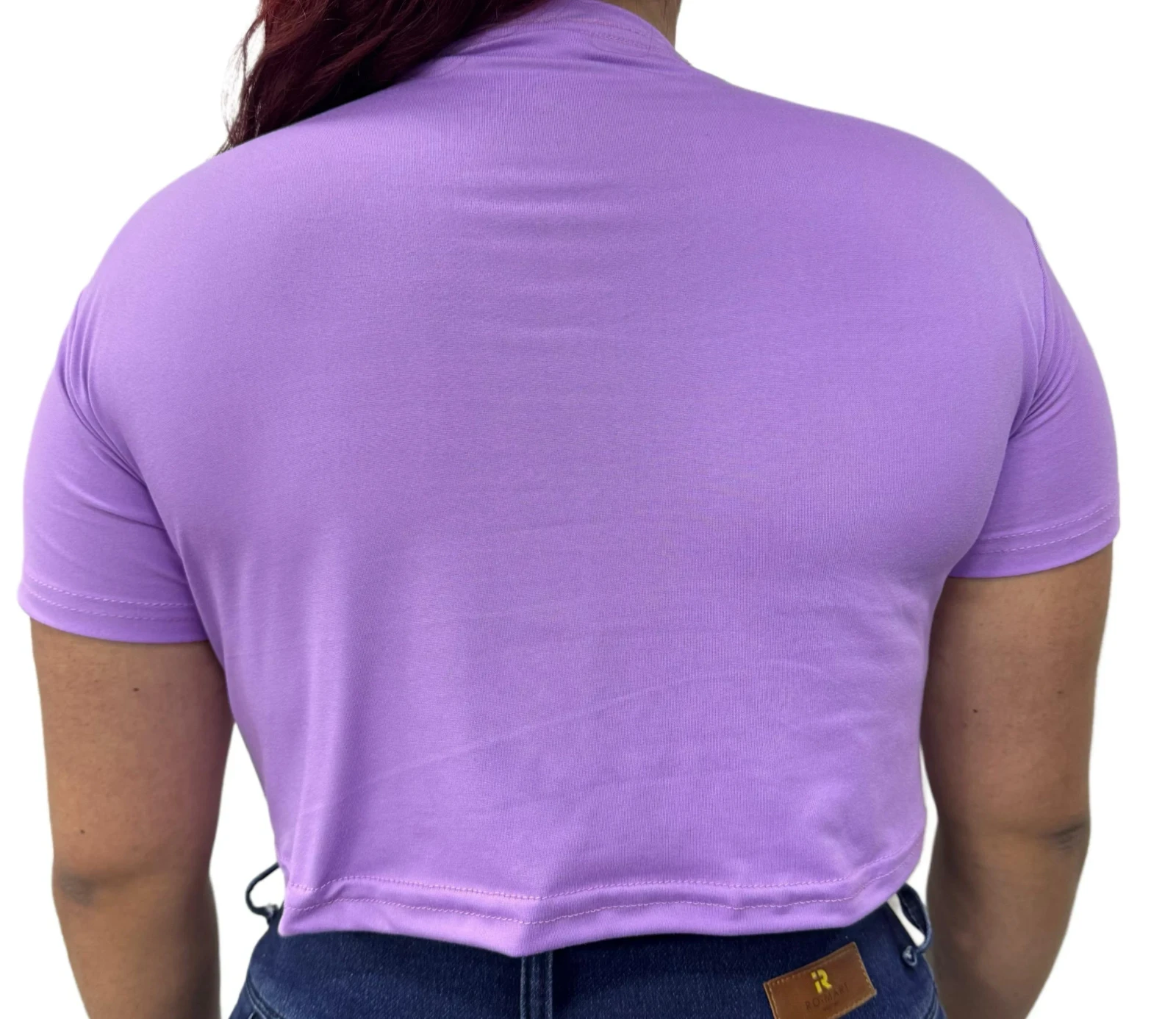 Crop Top Lila Camiseta 3