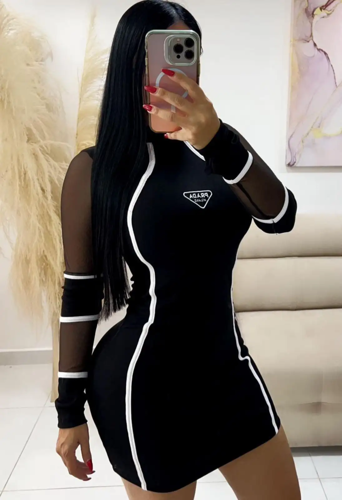 Divino vestido manga larga deportivo 😍
