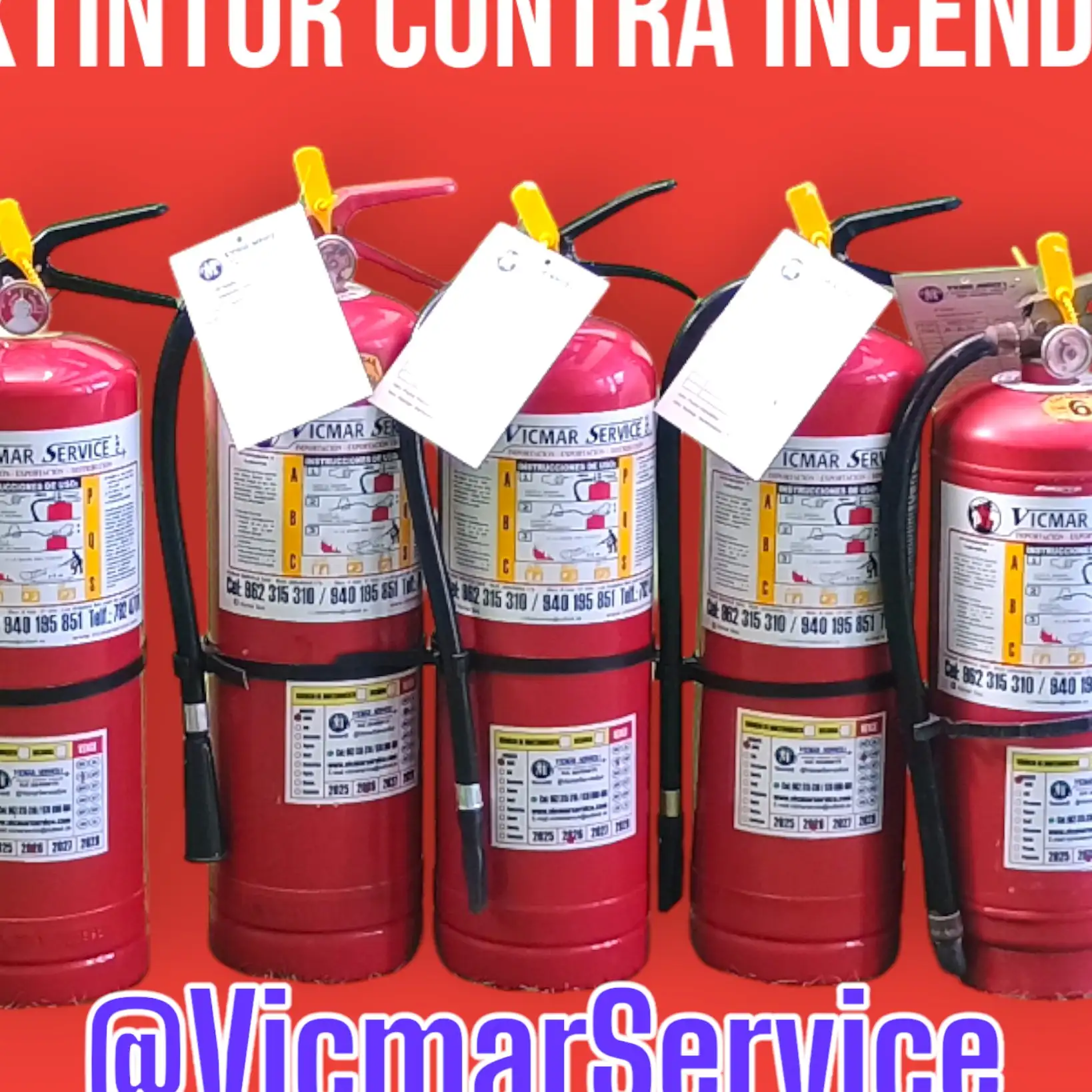 Venta de extintores contra incendio PQS  2