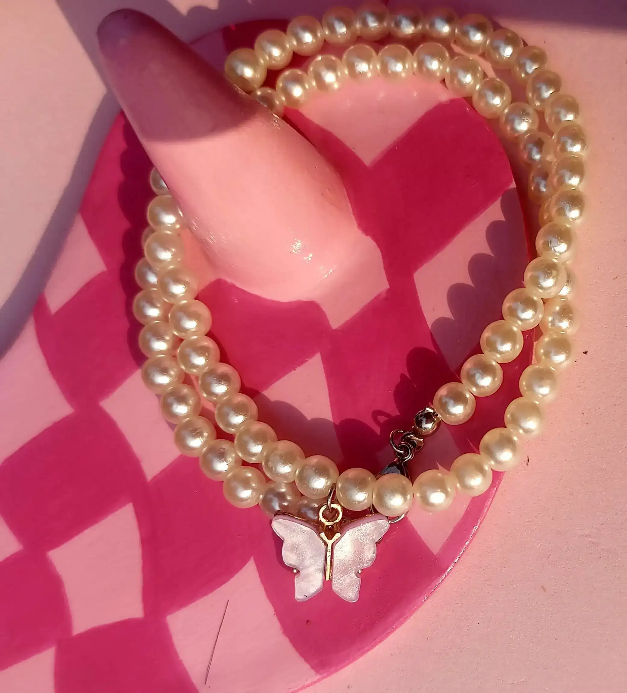 Collar de mariposas  3