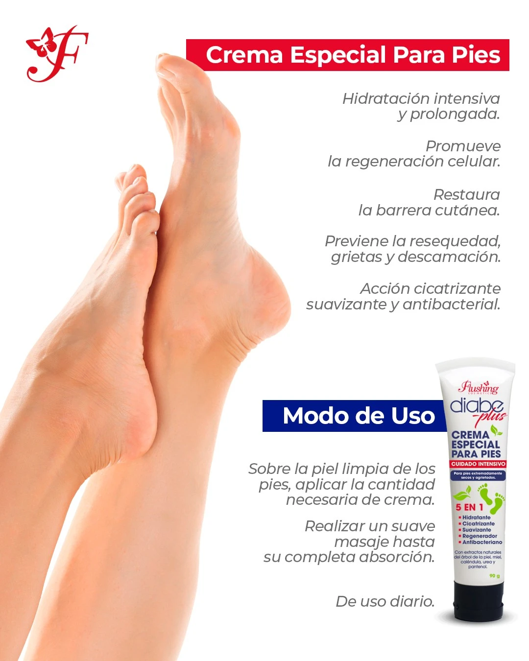 Crema Especial para Pies Diabe Plus 2