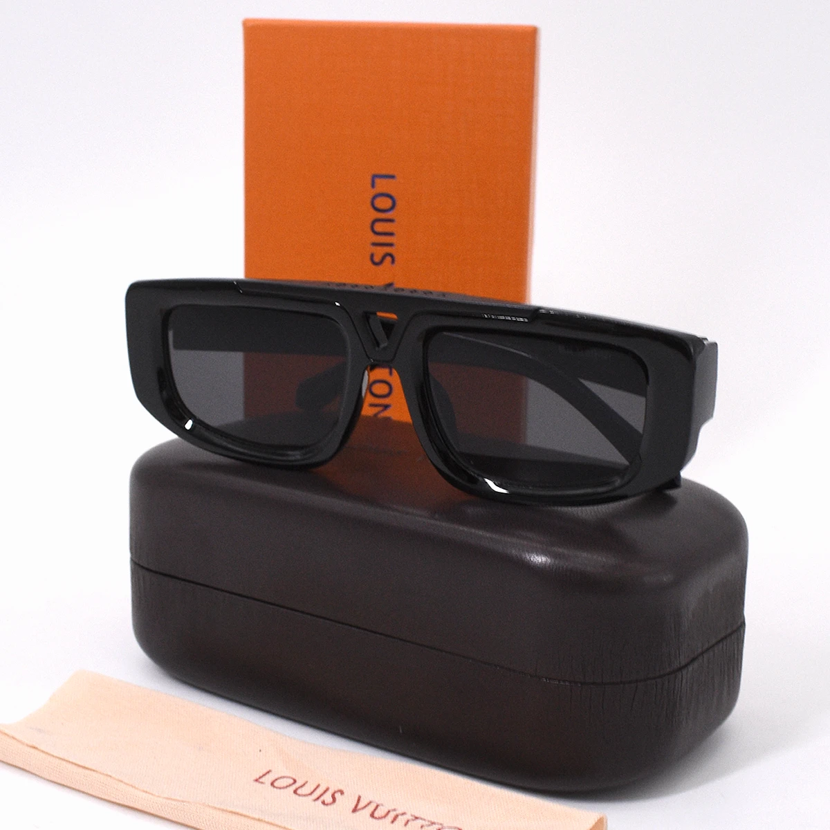Gafas de sol Louis Vuitton Evidence Sport Negro  2
